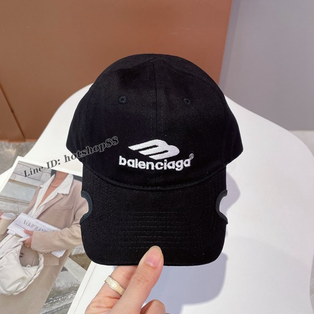 Balenciaga專櫃新款棒球帽 巴黎世家男女通用洗水帆布鴨舌帽 mmyj3170